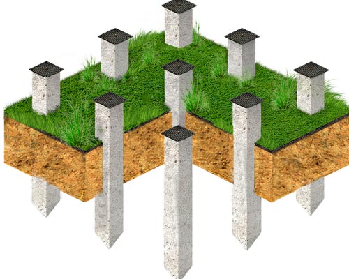 Фундамент Забивные сваи